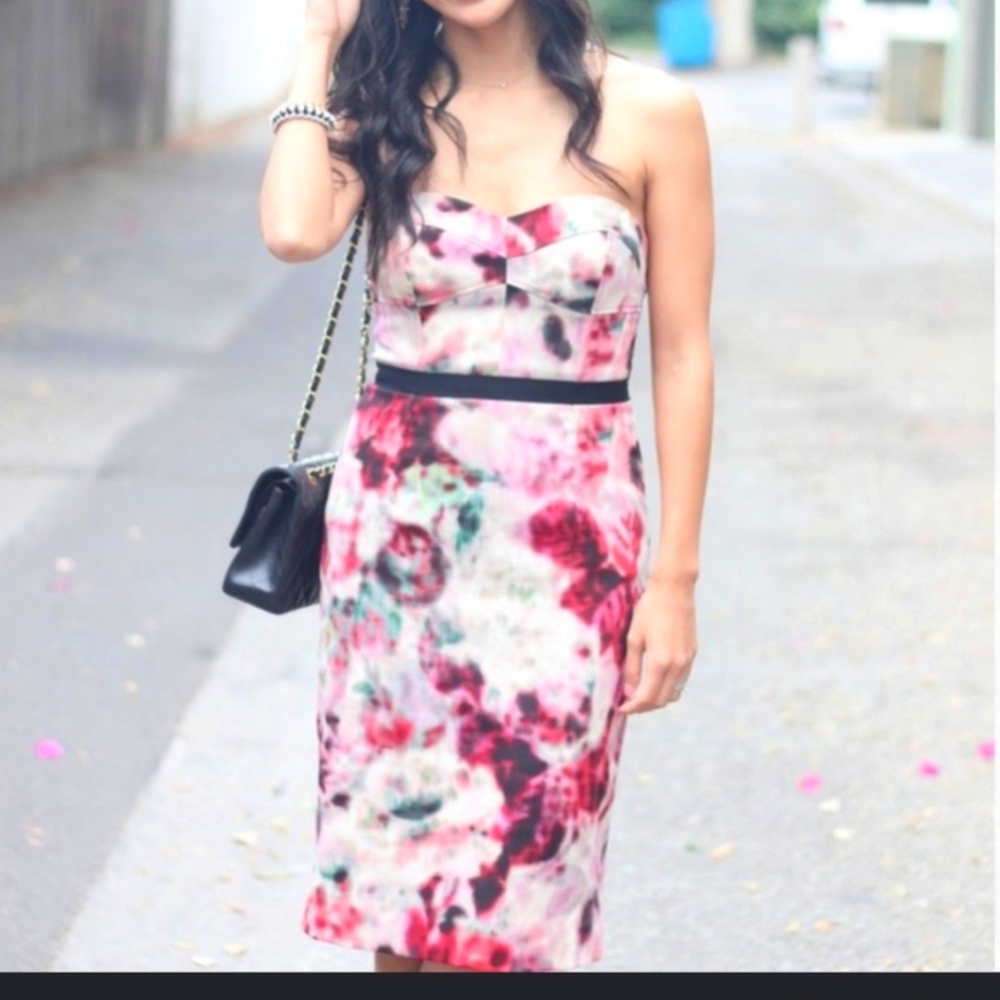 MOULINETTE SOEURS STRAPLESS PINK‎ DRESS..SIZE 2